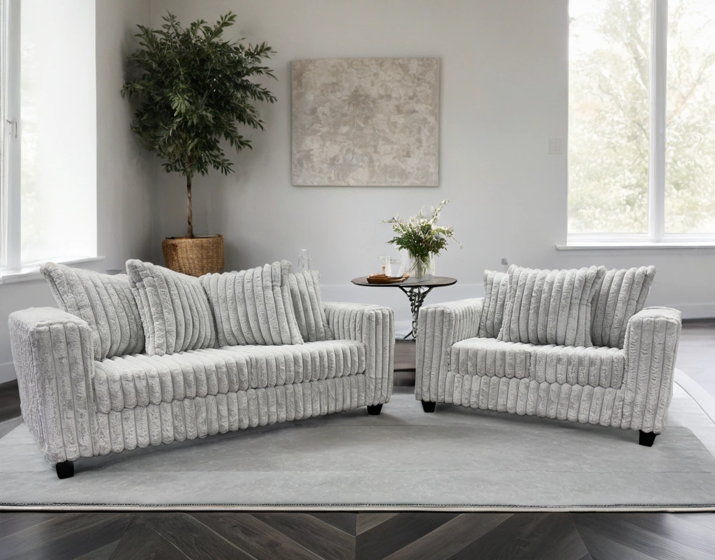 510 Gray - Sofa & Loveseat Set