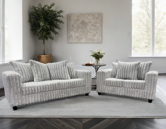 510 Gray - Sofa & Loveseat Set