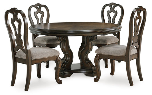 D947-50T - Table + 4 Chair Set