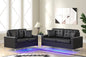 Miami Black - Sofa & Loveseat Set
