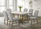 Lola10 - (GENUINE MARBLE) Table & 6-Chairs